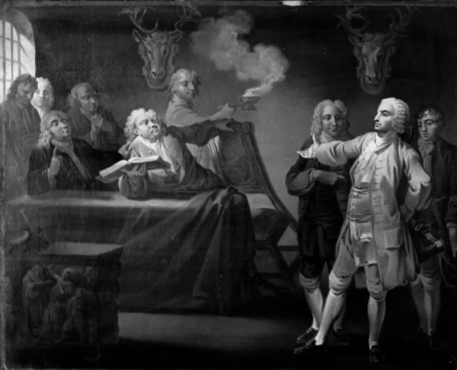 Hekserie eller blind Alarm, V. akt, 1. scene, by Unknown, 1814