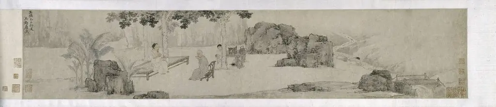 Tea Drinking Under the Wutong Tree