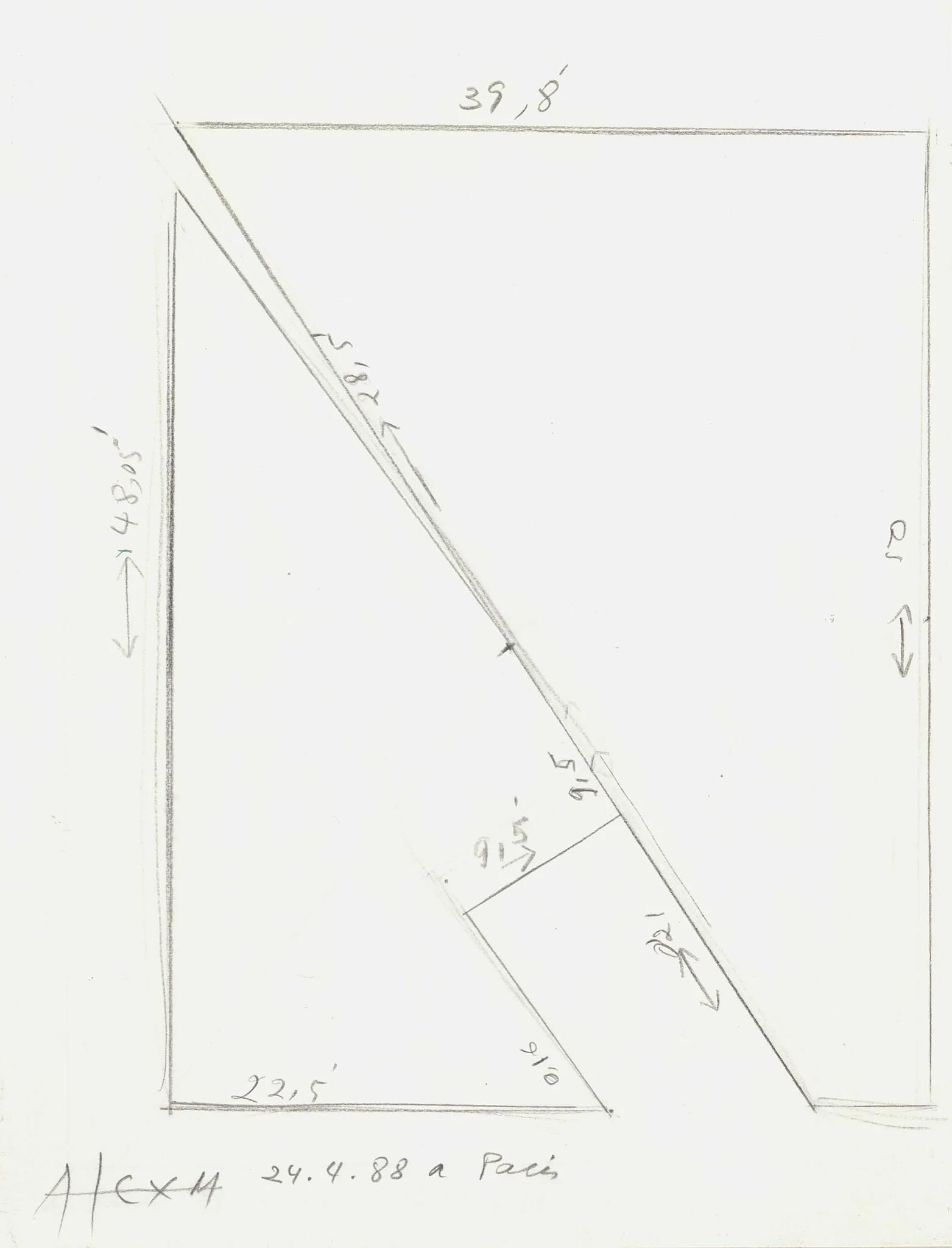 Τετράδιο με 7 Σκίτσα, by Alex Mylona, 1970