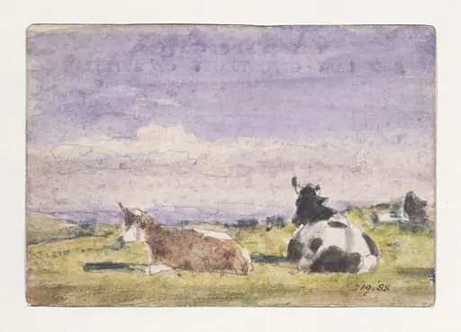 Study of cows at Hampstead