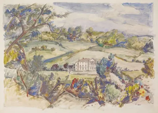 Dashwood House from West Wycombe Hill