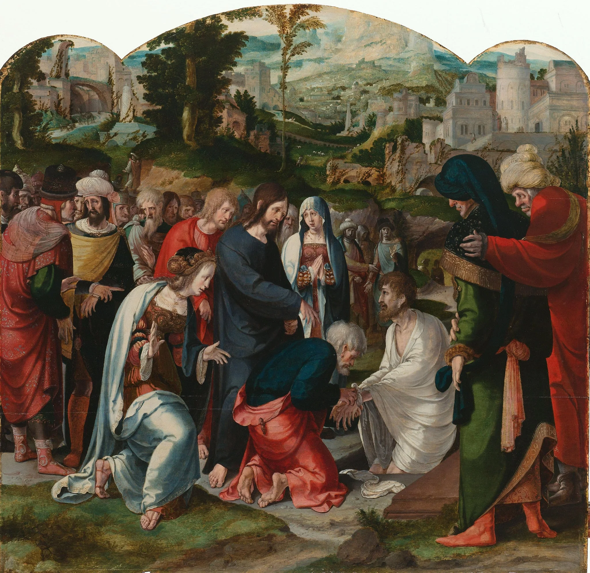 De opwekking van Lazarus, by Unknown, unspecified, 1530