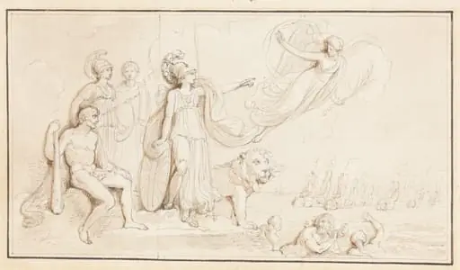 An Allegory of Britain's Naval Might