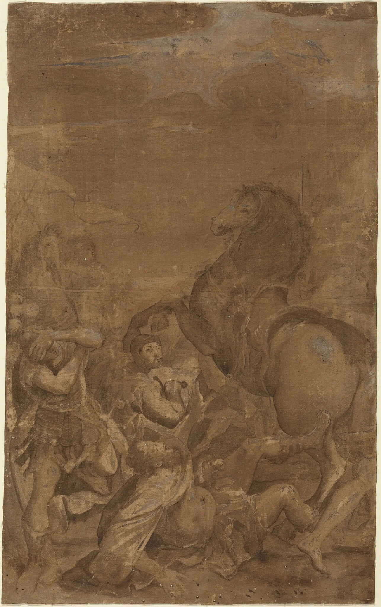 The Conversion of Saint Paul, by Unknown, ink, 1601