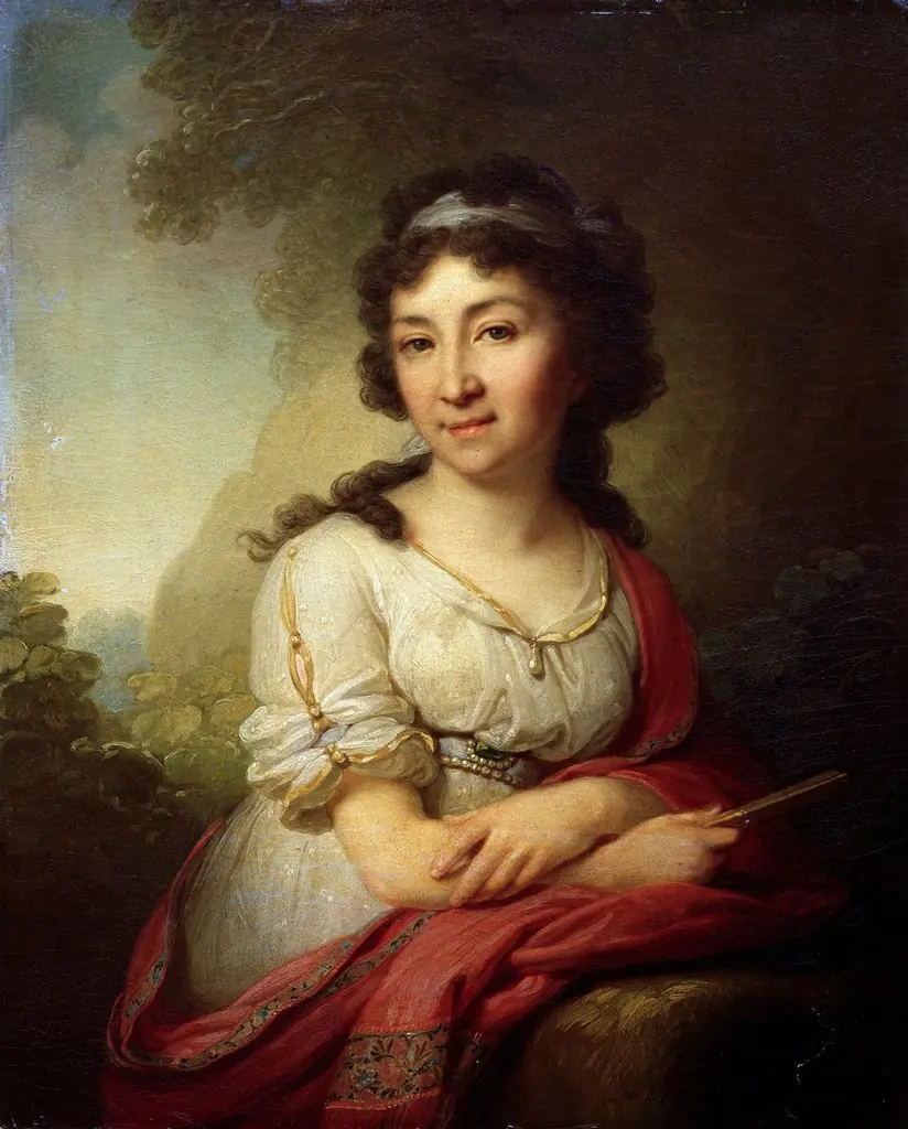 Porträt der Ekaterina Vasilievna Torsukova (1772-1842)