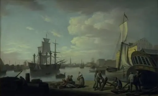Københavns havn set fra Larsens Plads