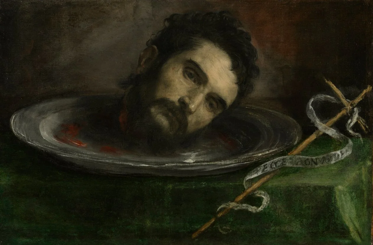 Head of Saint John the Baptist, by Unknown, unspecified, 1600