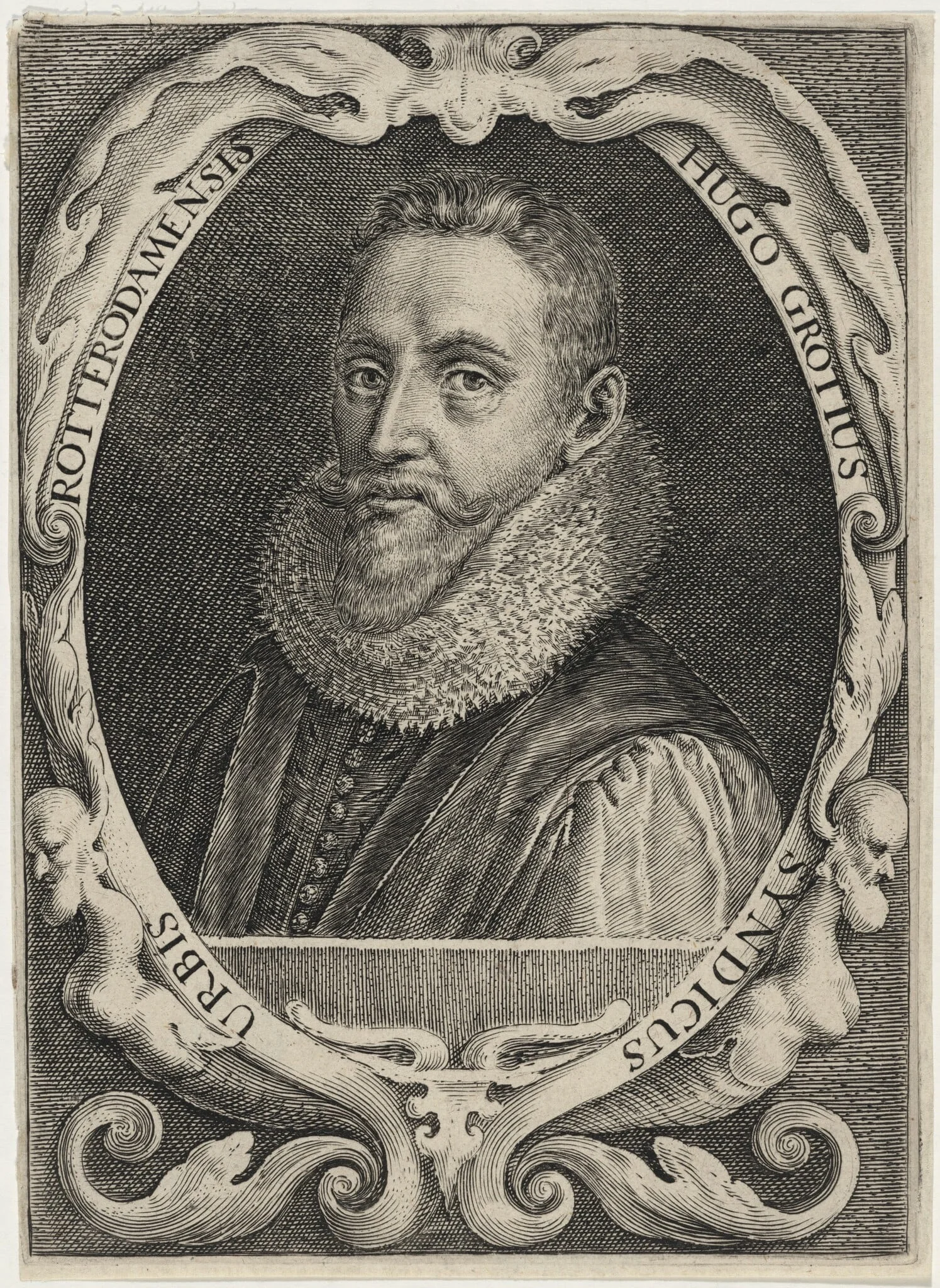 Hugo Grotius, by Unknown 19th Century, ink, 1850