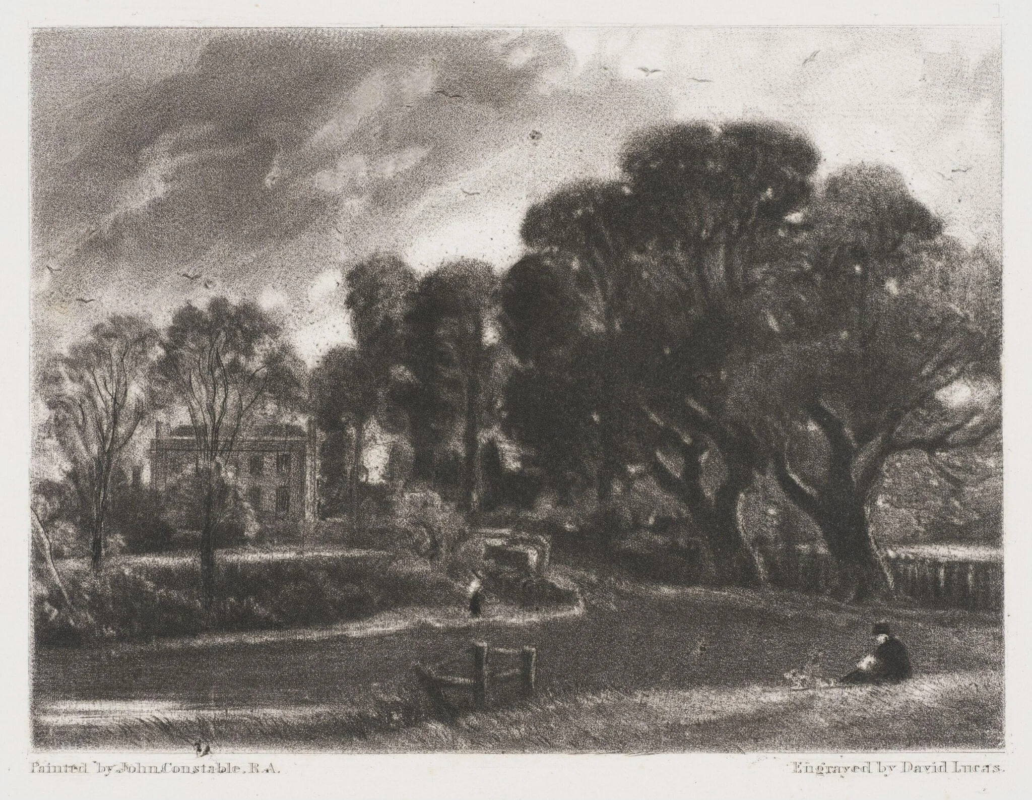 East Bergholt, by John Constable, 1855