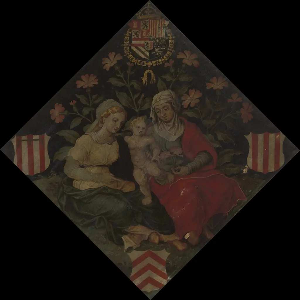 Blazon of the Lier Chamber of Rethoric "Het jenetten bloemken"