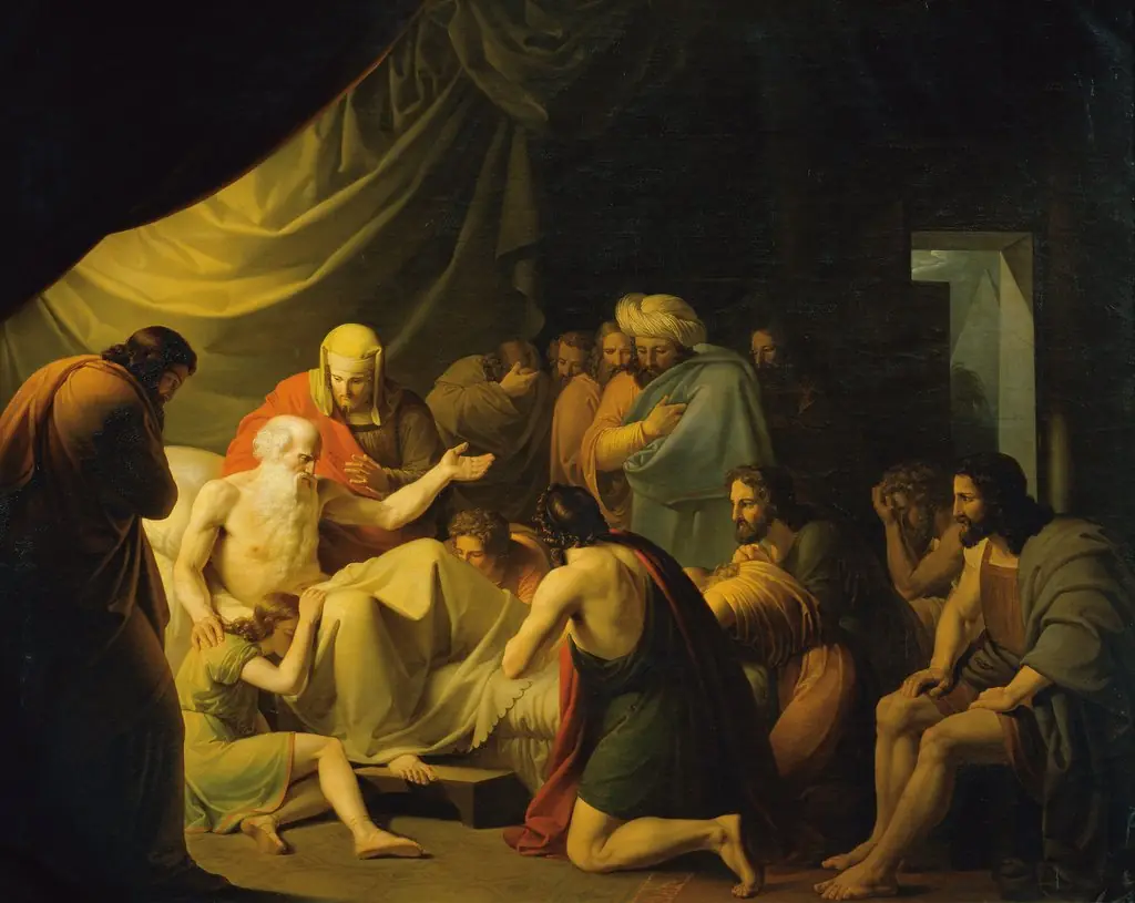 Jacob blesses the sons of Joseph