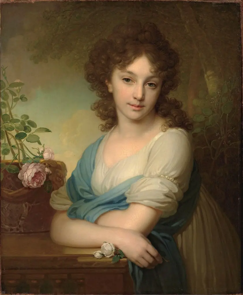 Portrait of Elena Aleksandrovna Naryshkina (1785-1855)