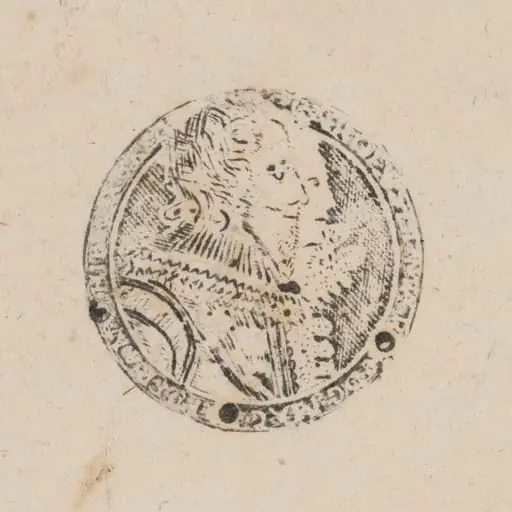 Charles I and Henrietta Maria Facing to the Right [left half]