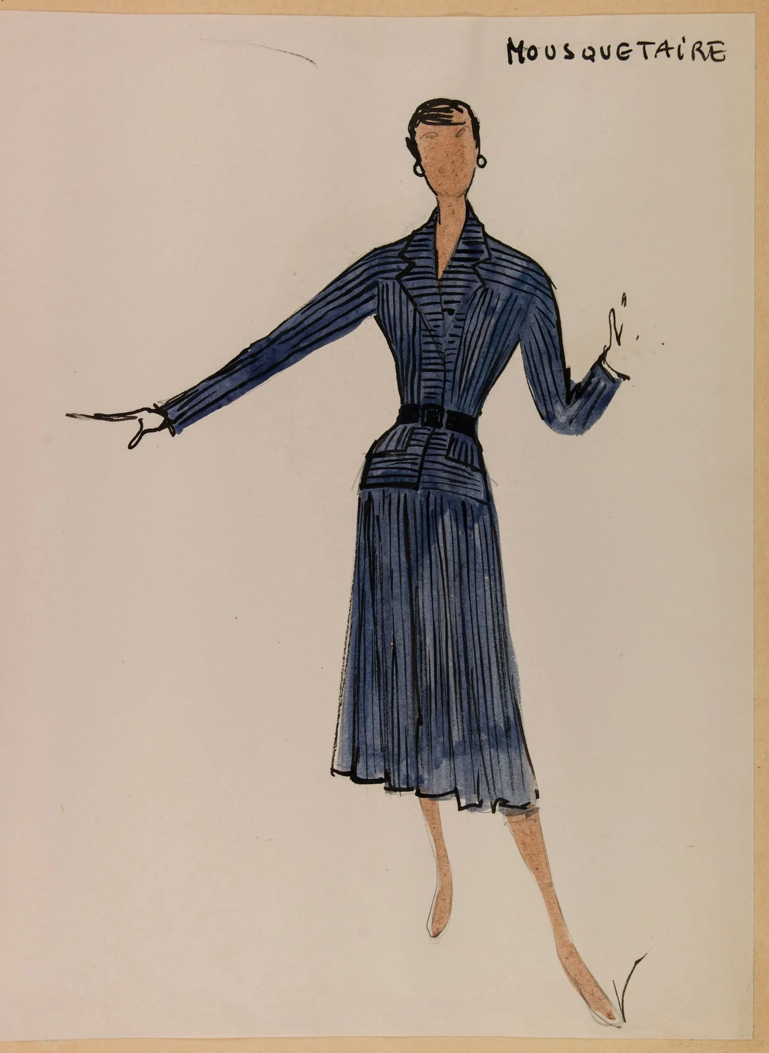 Mousquetaire, by Carven, 1953