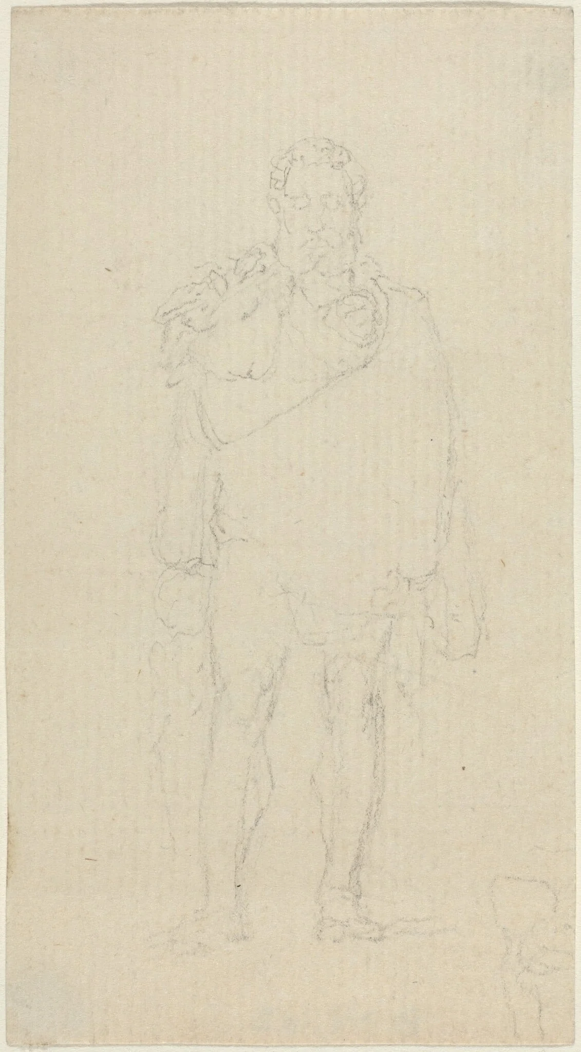 Hercules, by John Flaxman, graphite, 1790