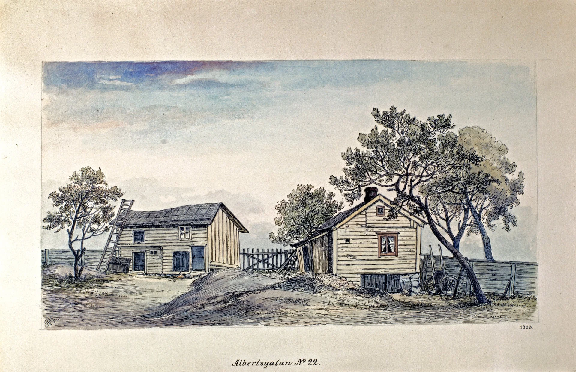 Albertinkatu 22, by Rudolf Åkerblom, 1897