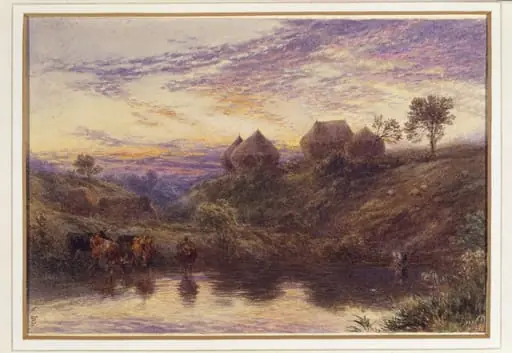 Landscape with Water : Sunset