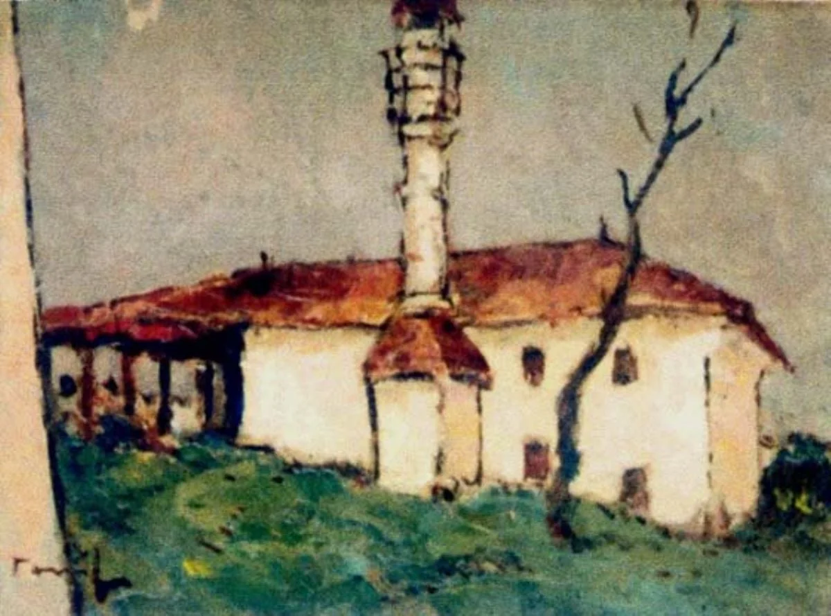 Minaret, by Nicolae Tonitza, unspecified, 1925
