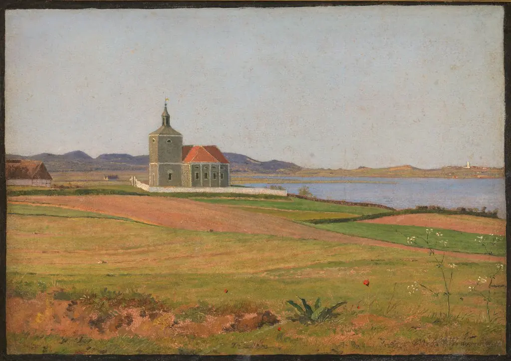 Vinderød Church near Frederiksværk