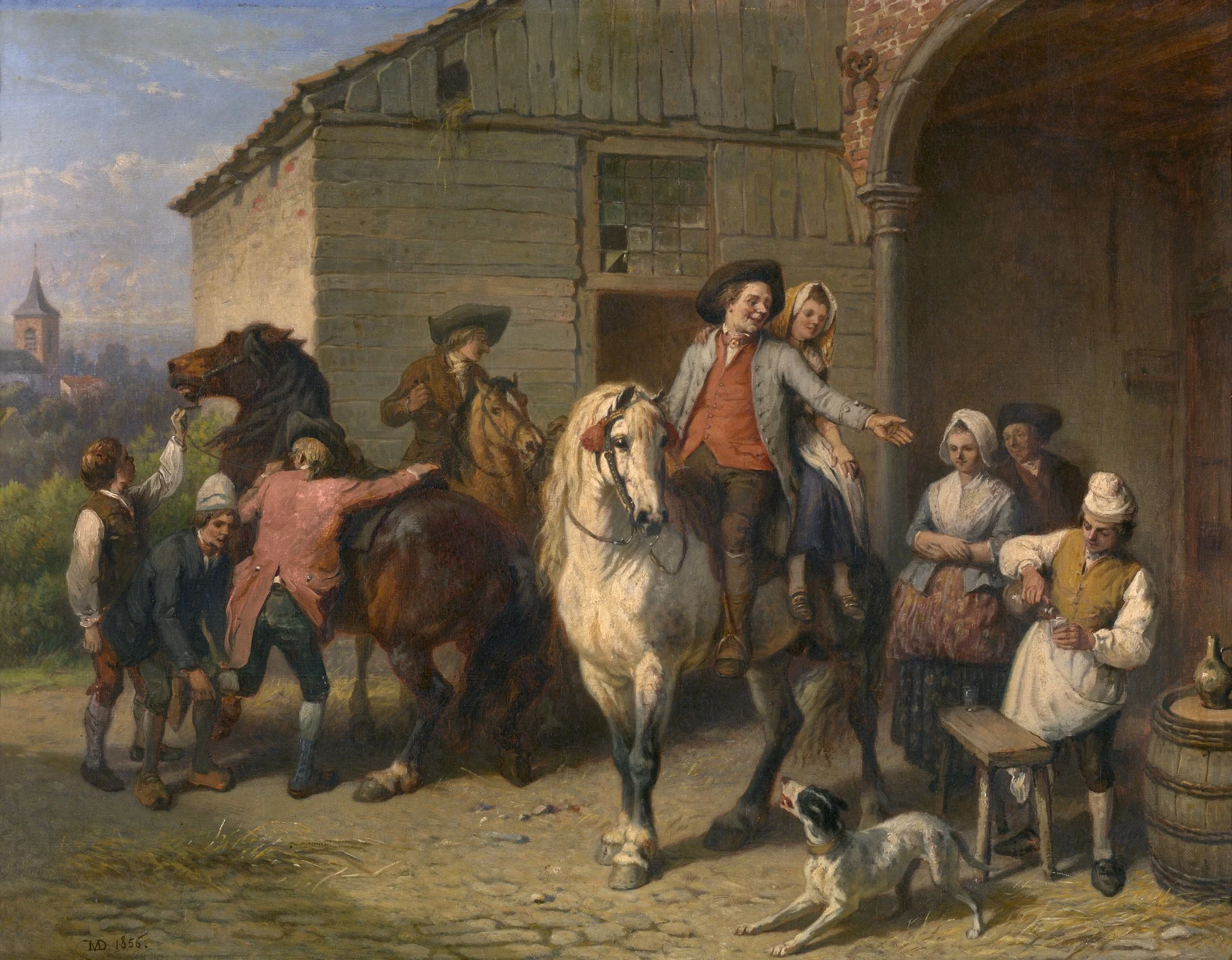 Horsemen at the Inn