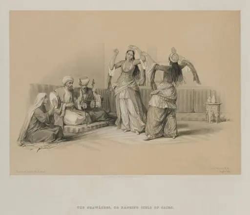 Egypt and Nubia, Volume III: Dancing Girls at Cairo