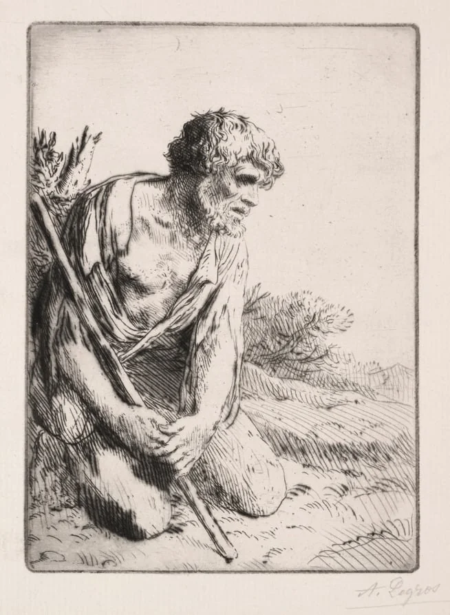 The Prodigal Son (3rd Plate), by Alphonse Legros, 1884
