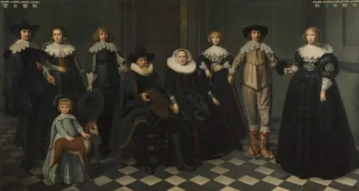 Portrait of the Family of Dirck Jacobsz Bas (1569-1637), Burgomaster of Amsterdam, and Margriet Snoeck (1588-1645)