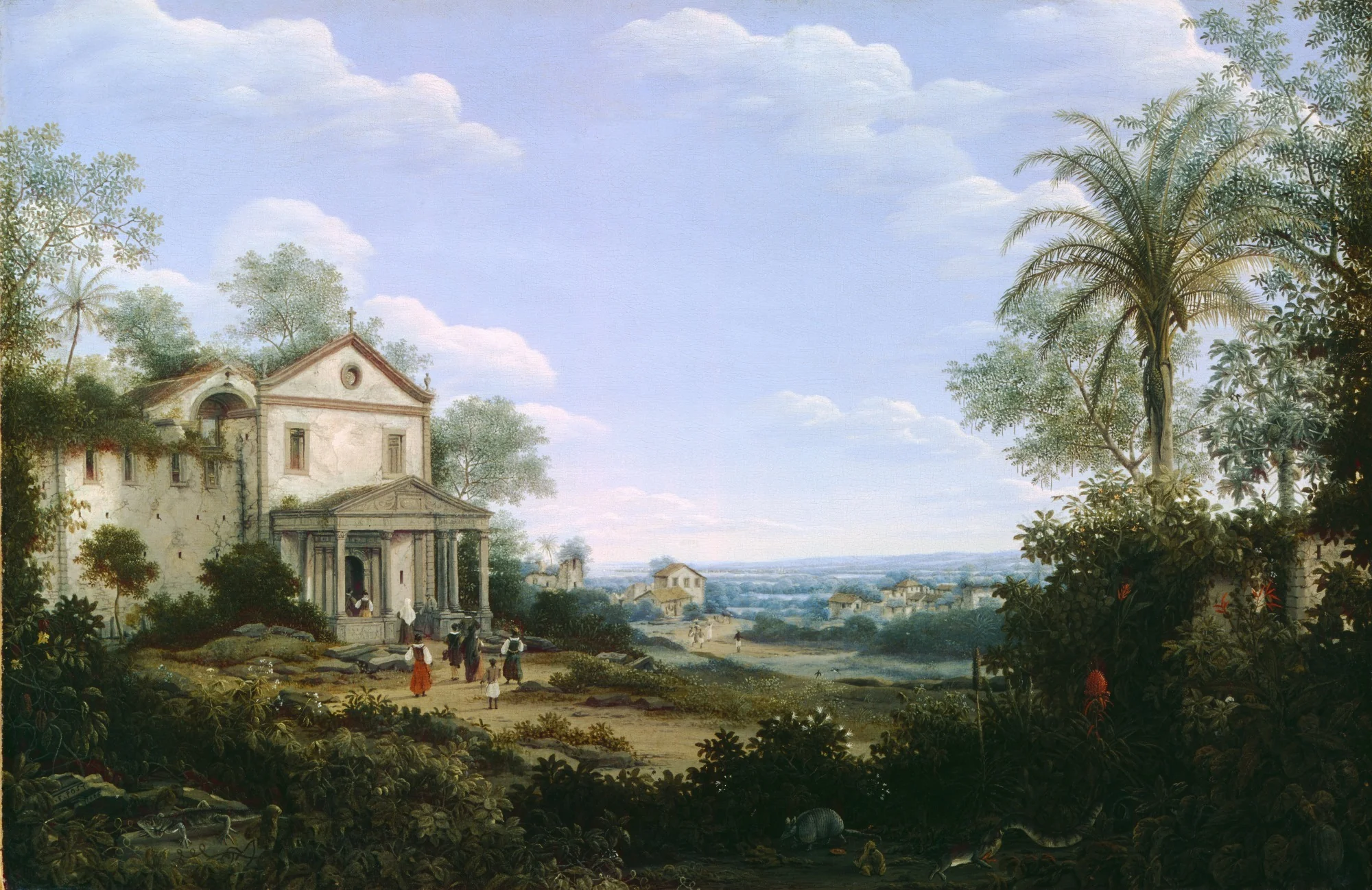 View of the Jesuit Church at Olinda, Brazil