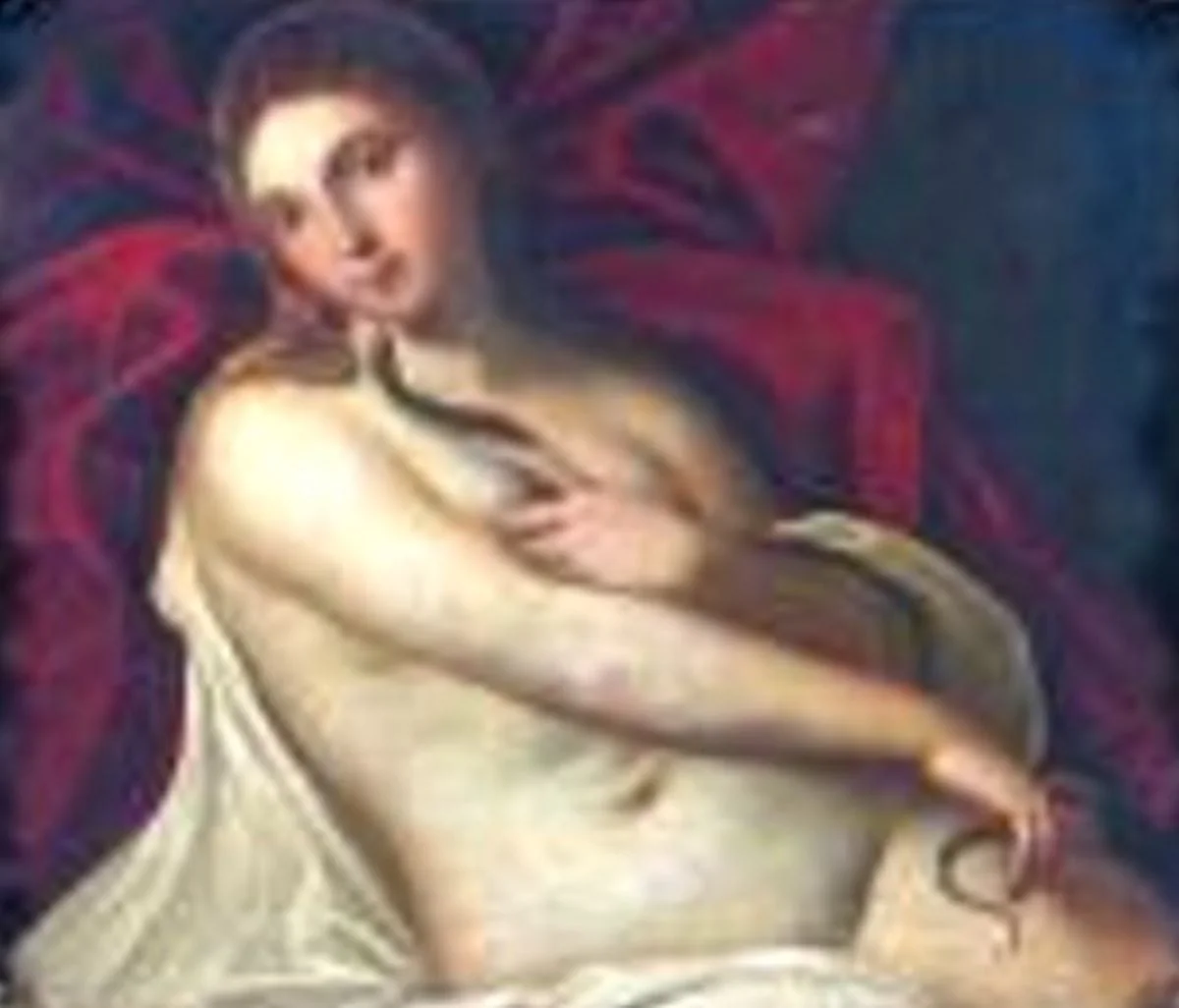 Cleopatra și șarpele, by Alessandro Varotari, unspecified