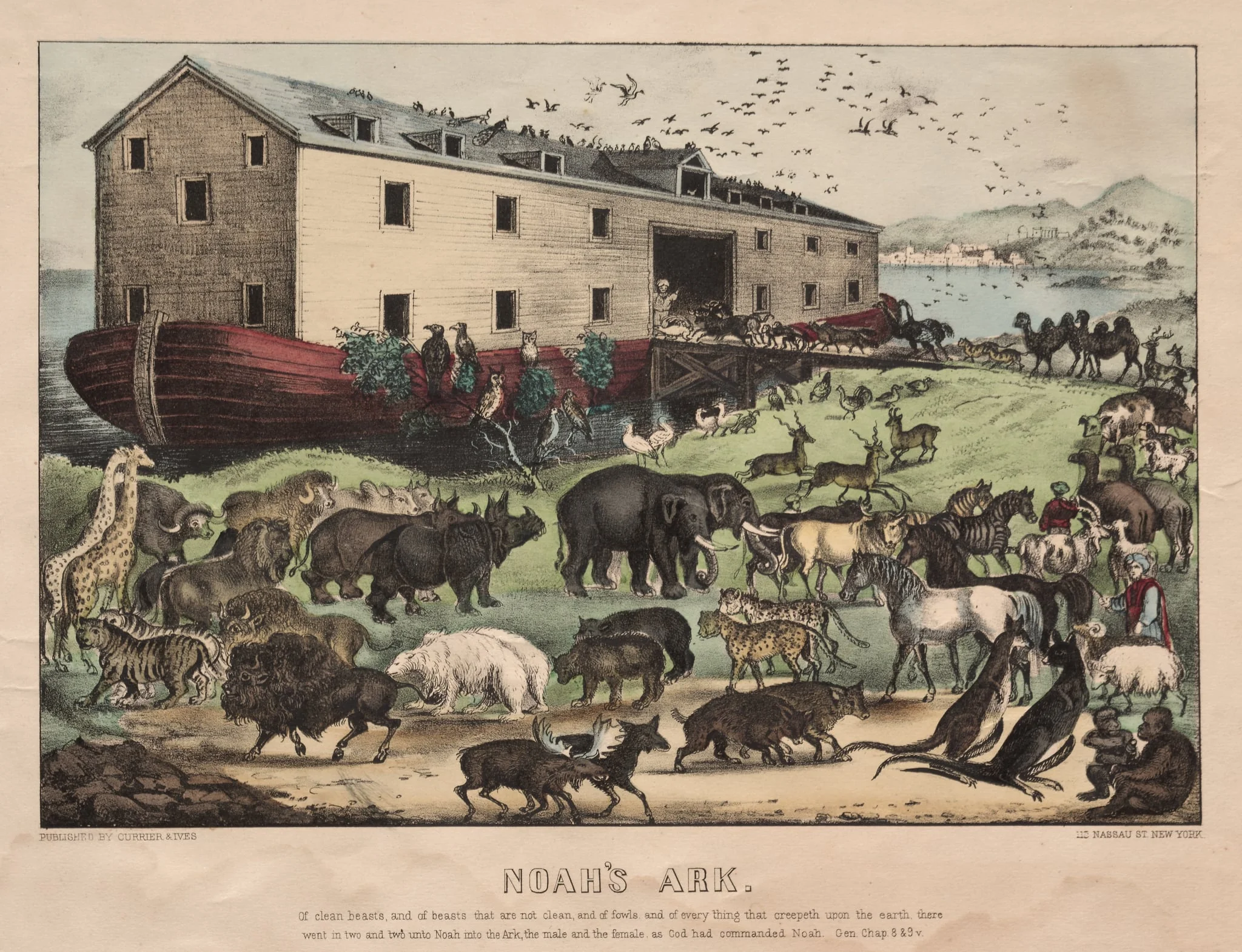 Noah's Ark, by James Merritt Ives, 1864