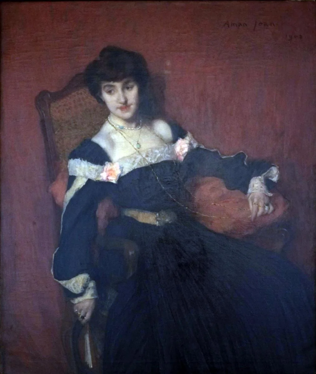 Portretul Doamnei Grant, by Edmond Aman-Jean, unspecified, 1902