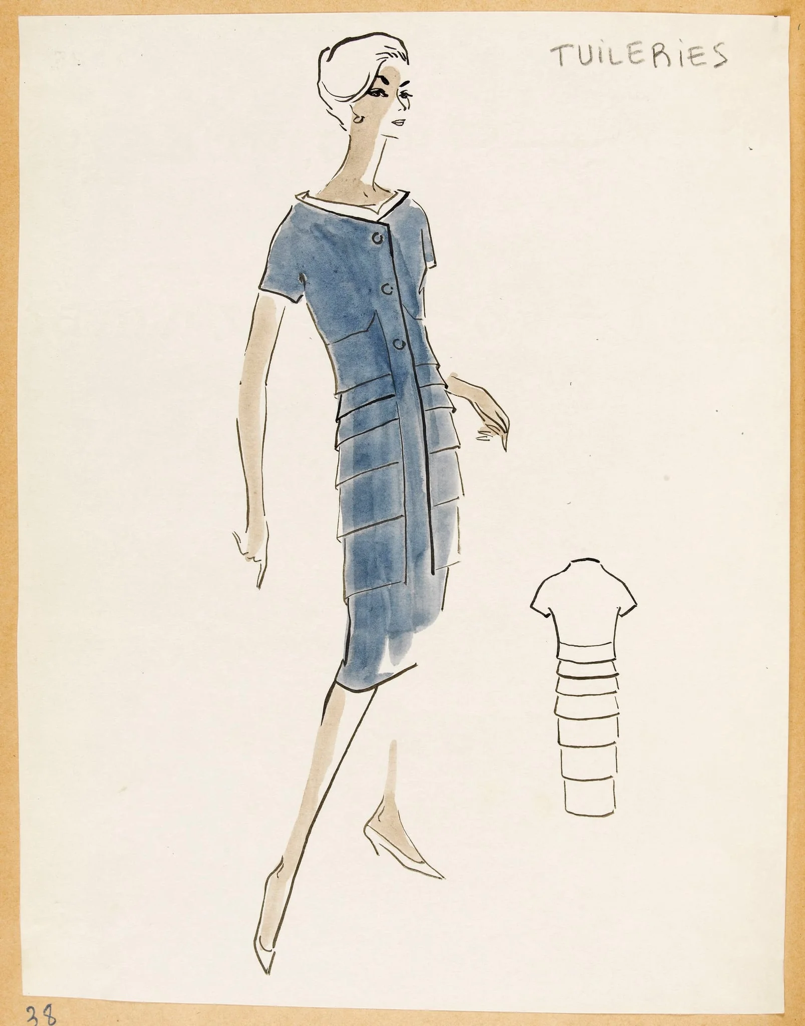 Tuileries, by Marie-Louise Carven, 1957