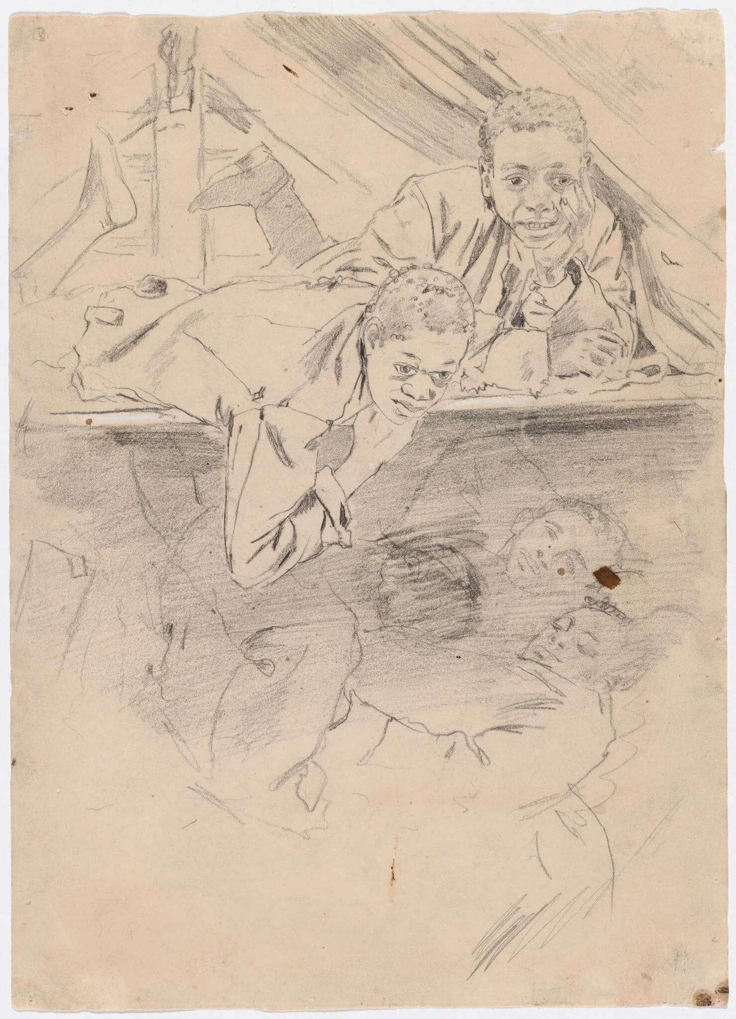 Study for "Army Boots" [verso]