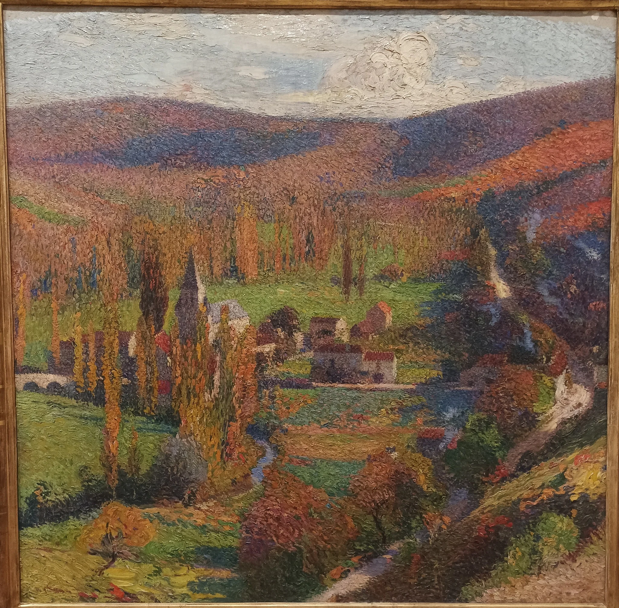 Paysage, Labastide-du-Vert, by Henri-Jean Guillaume Martin, oil, 1910