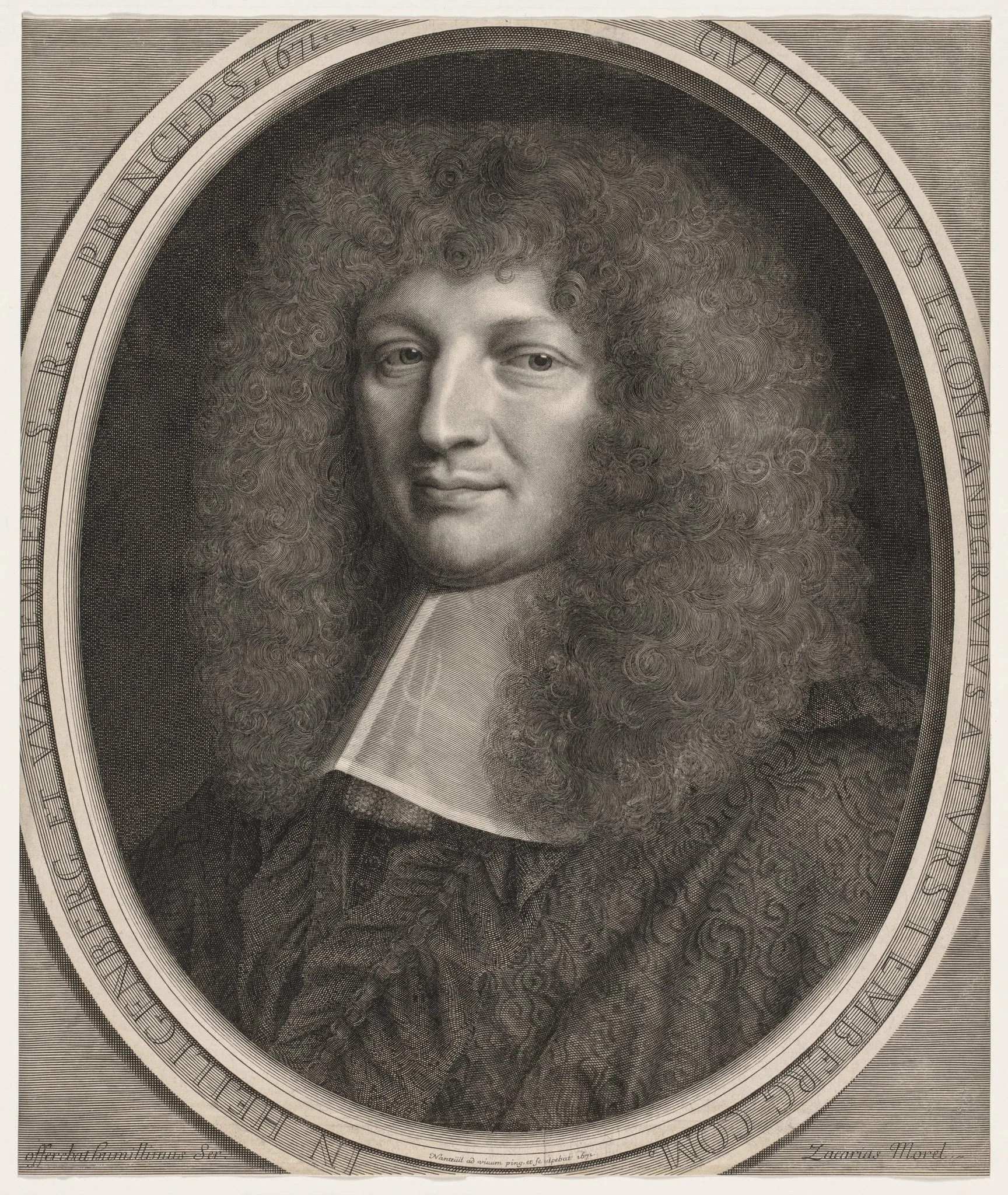 Cardinal of Furstenberg, by Robert Nanteuil, 1671