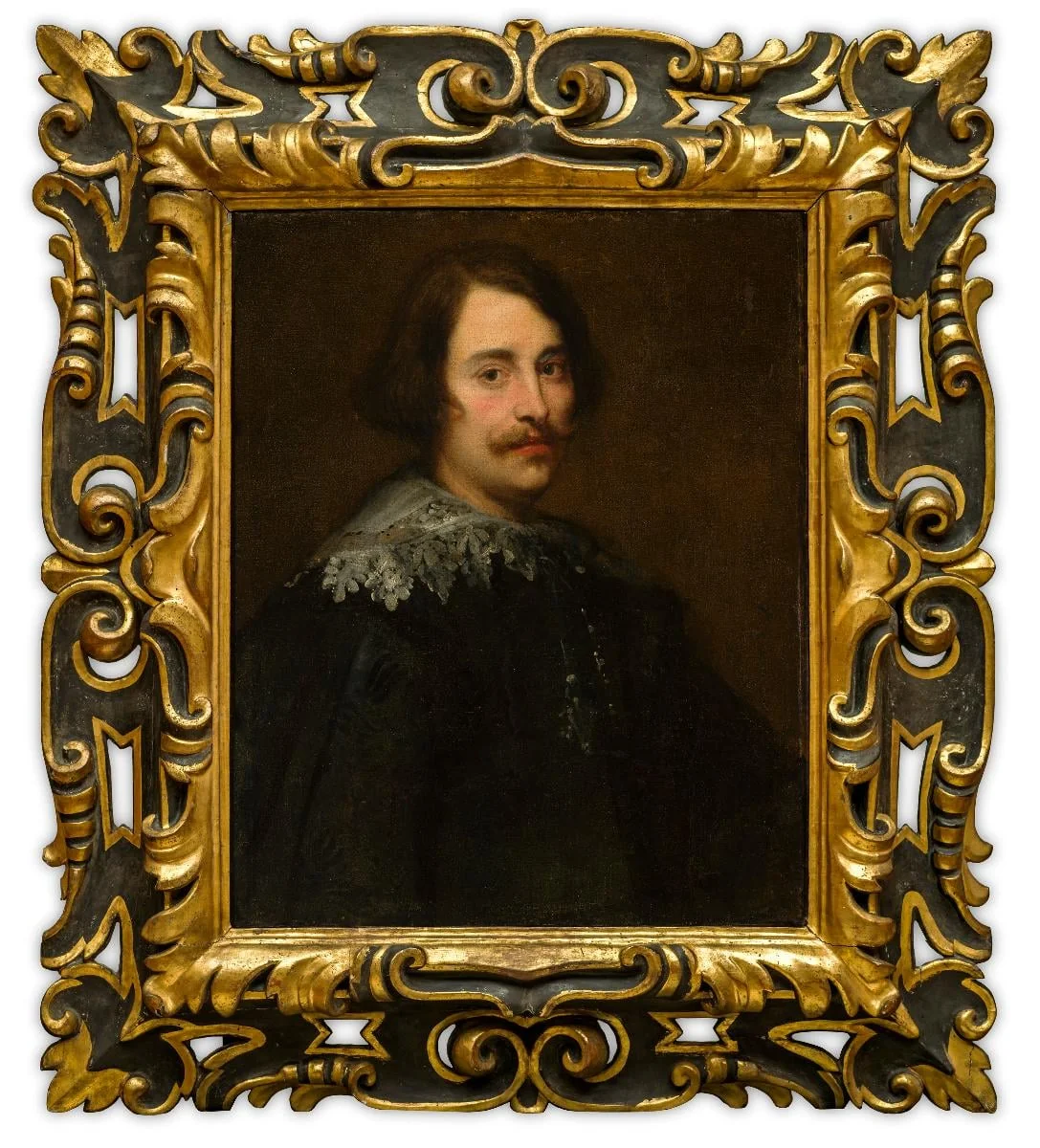 Miehen muotokuva, by Luciano Borzone, unspecified, 1627