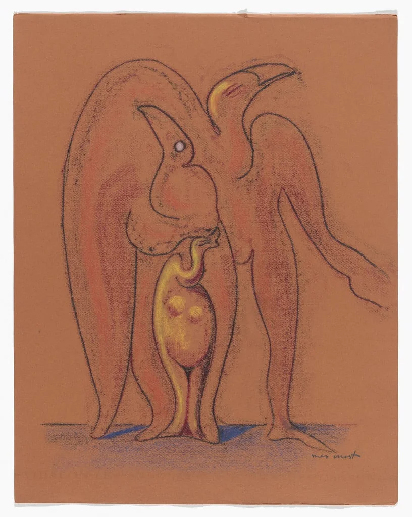 Untitled, by Max Ernst, watercolor, 1942