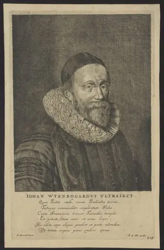Portrait of Johannes Wttenbogaert, Remonstrant minister