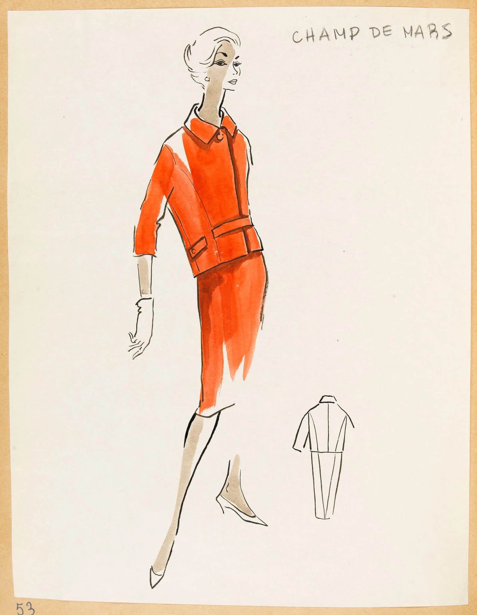 Champ de mars, by Carven, 1957