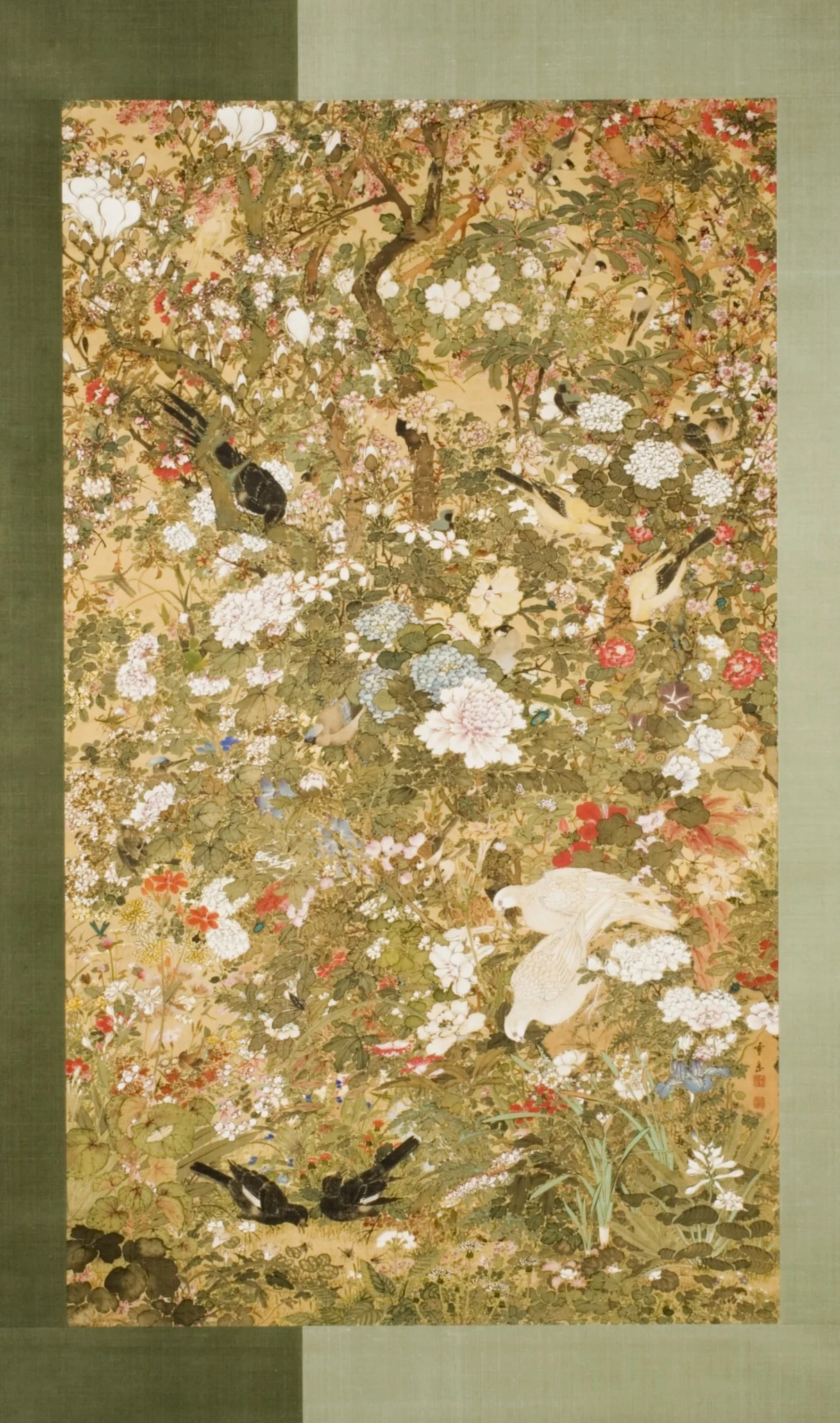 Myriad Birds, Insects and Flowers, by Ueno Setsugaku, unspecified, 1850