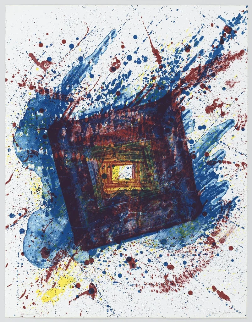 Untitled, by Sam Francis, ink, 1981