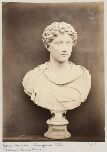 Marble bust of the Emperor Marcus Aurelius