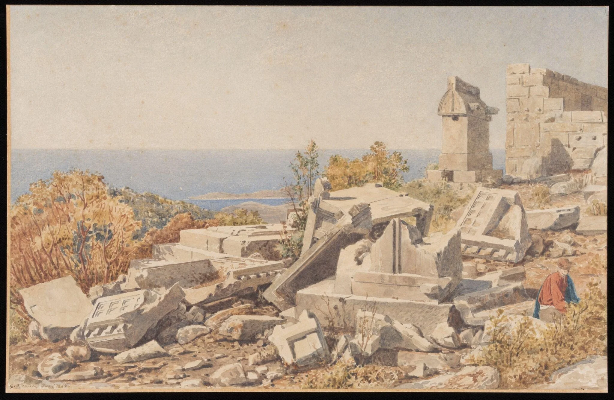 Untitled, by Georg Niemann, watercolor, 1882
