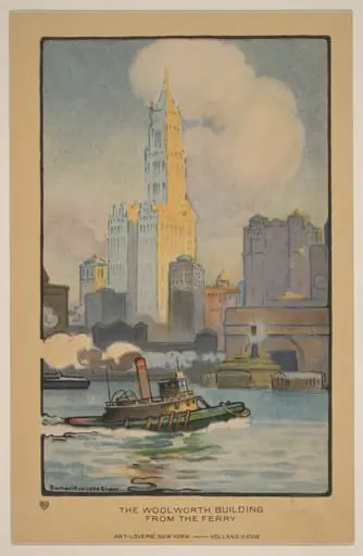 The Woolworth Building from the Ferry