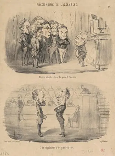 Conciliabule chez le grand homme