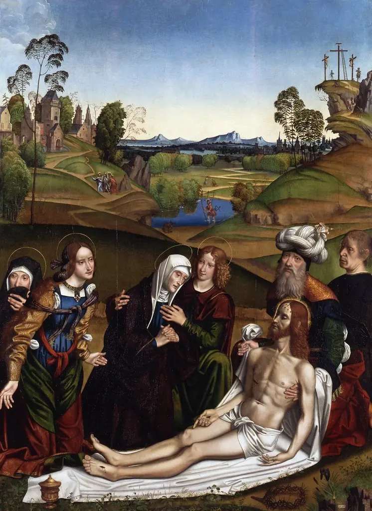 The Lamentation of Christ with a Donor
