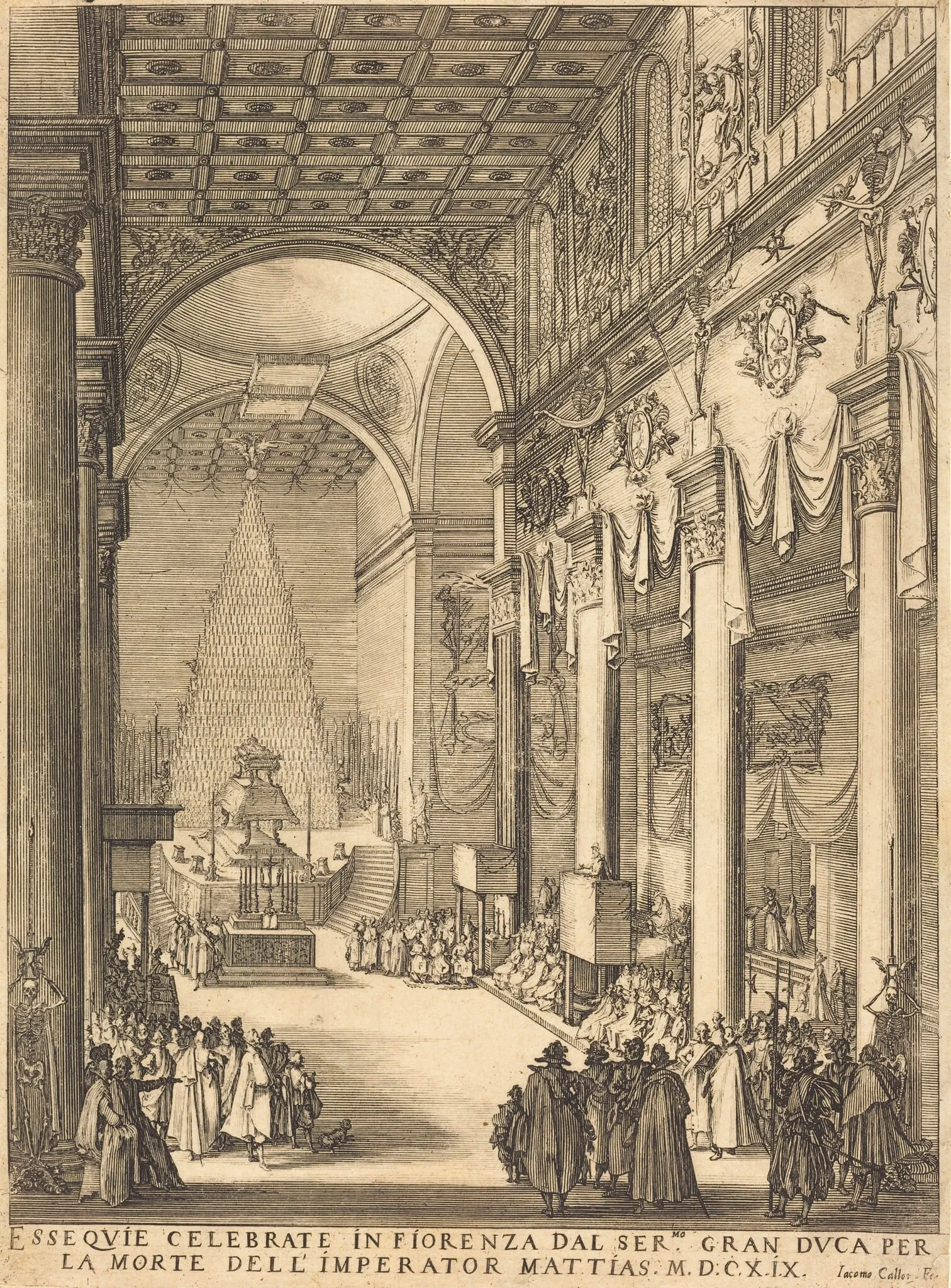 The Catafalque of the Emperor Mathias