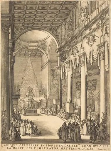 The Catafalque of the Emperor Mathias