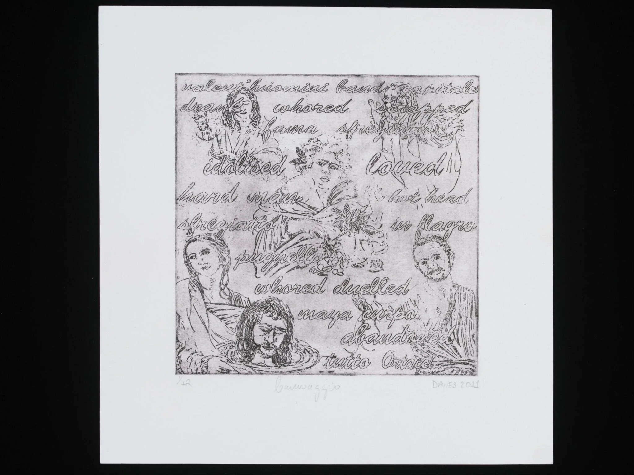 Caravaggio, by Dawes Gray, 2011