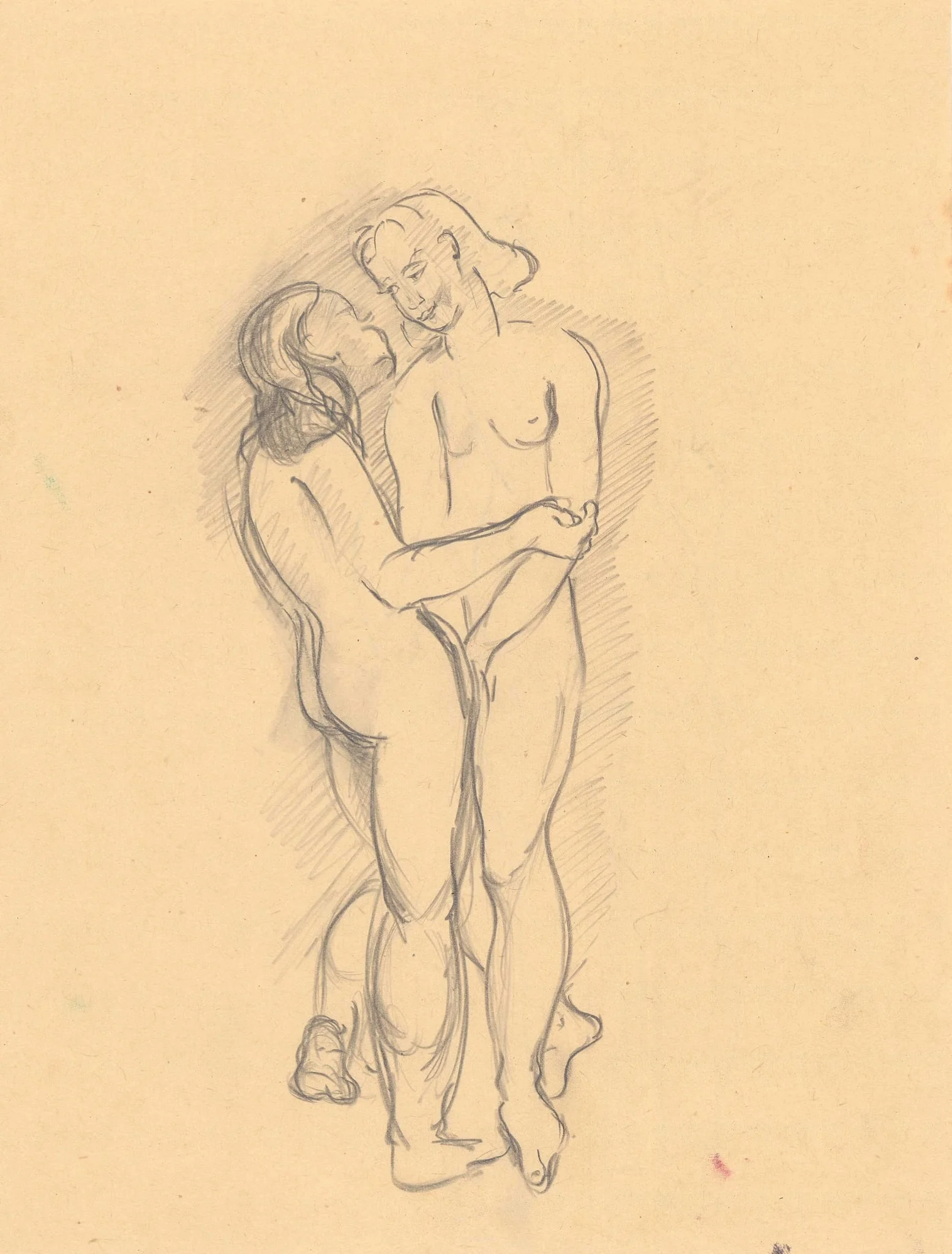 Οι δύο φίλες, by Alex Mylona, 1945